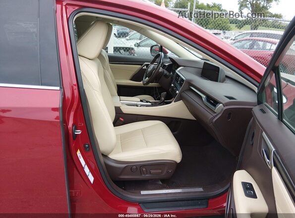 2T2BGMCA7JC029417 2018 LEXUS RX 450H Коричневый Вид салона спереди