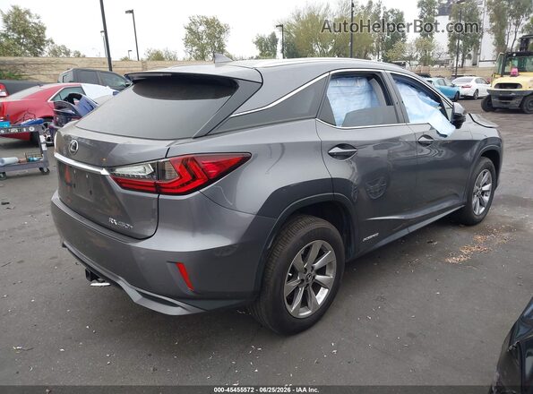 2T2BGMCA8KC034322 2019 LEXUS RX 450H Gray Rear right