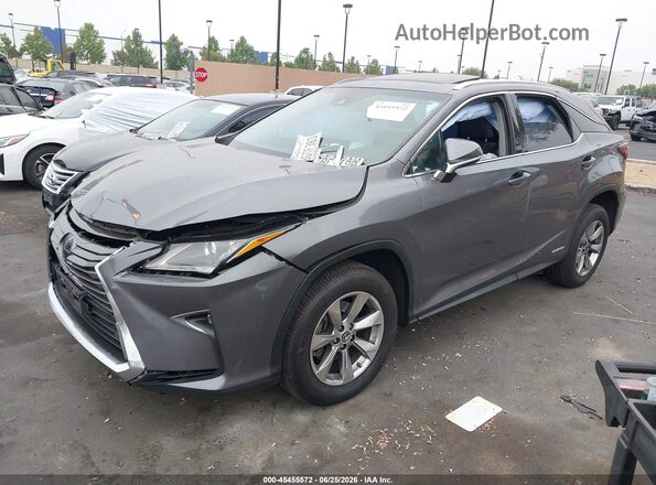 2T2BGMCA8KC034322 2019 LEXUS RX 450H Gray Front left