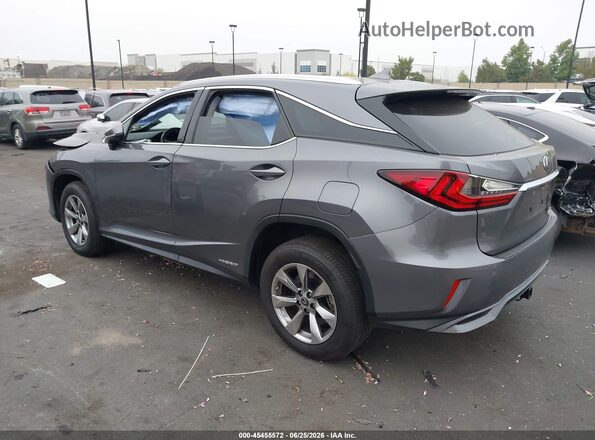 2T2BGMCA8KC034322 2019 LEXUS RX 450H Gray Rear left