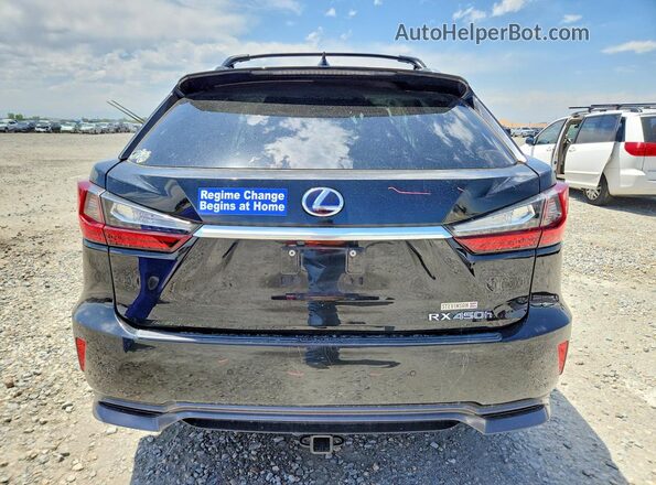 2T2BGMCA9HC009745 2017 LEXUS RX Черный Вид сзади