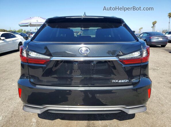 2T2BGMCA9HC011706 2017 LEXUS RX Black Вид ззаду