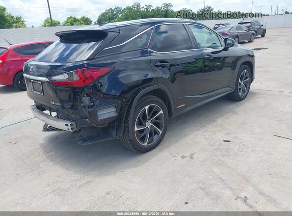 2T2BGMCA9HC016842 2017 LEXUS RX 450H Black Задня права чверть