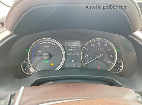 2T2BGMCA9HC019322 2017 LEXUS RX Бежевый Вид щитка приборов