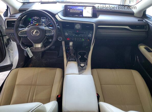 2T2BGMCAXKC040848 2019 LEXUS RX White Dashboard view