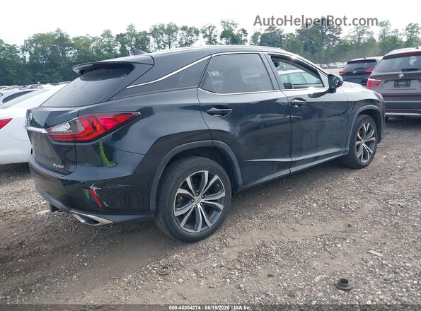2T2BZMCA0GC001834 2016 LEXUS RX 350 Black Հետևի աջ