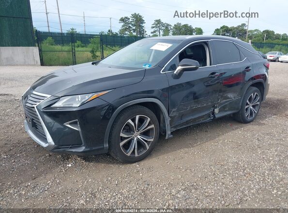 2T2BZMCA0GC001834 2016 LEXUS RX 350 Black Առջևի ձախ երեք քառորդ տեսարան