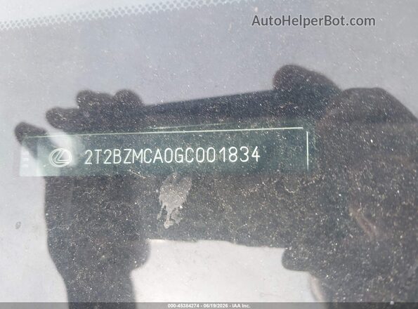 2T2BZMCA0GC001834 2016 LEXUS RX 350 Black 
