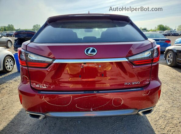 2T2BZMCA0GC006905 2016 LEXUS RX Red 