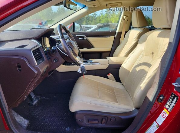 2T2BZMCA0GC006905 2016 LEXUS RX Red 