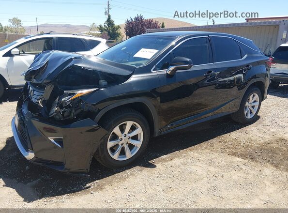 2T2BZMCA0GC014289 2016 LEXUS RX 350 Black Front left