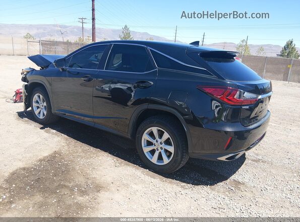 2T2BZMCA0GC014289 2016 LEXUS RX 350 Black Rear left