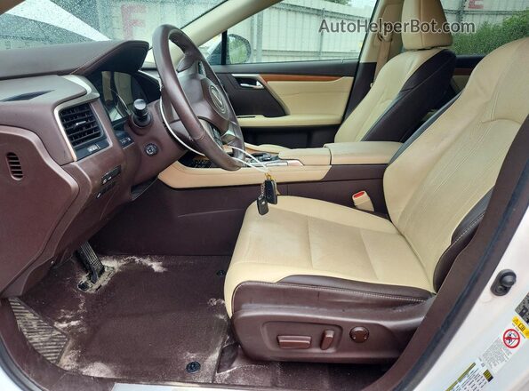 2T2BZMCA0HC060397 2017 LEXUS RX White Vista interior delantera
