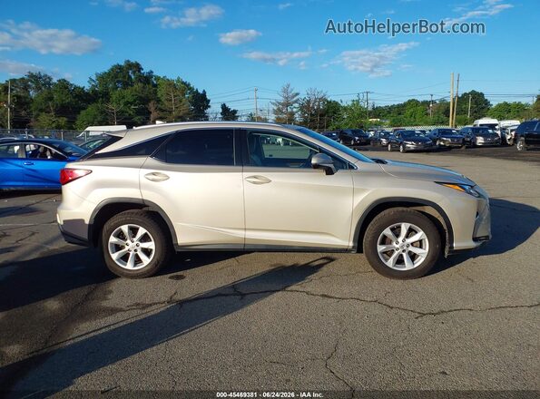 2T2BZMCA0HC071724 2017 LEXUS RX 350 Tan Rear interior view