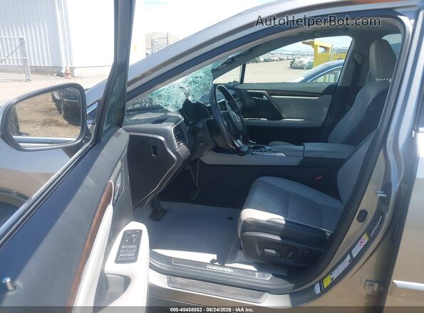 2T2BZMCA0HC080603 2017 LEXUS RX 350 Silver Вид салону спереду