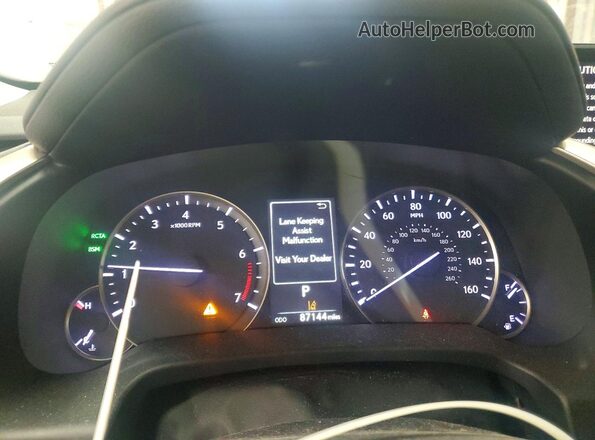 2T2BZMCA0JC138327 2018 LEXUS RX Gray Instrument cluster view
