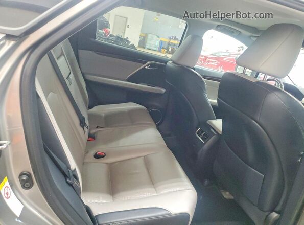 2T2BZMCA0JC138327 2018 LEXUS RX Gray Rear seats view