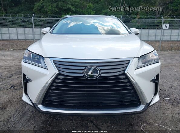2T2BZMCA0JC148579 2018 LEXUS RX 350 White Вид щитка приладів