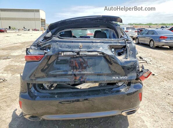 2T2BZMCA0JC149635 2018 LEXUS RX Black Հետևի տեսք