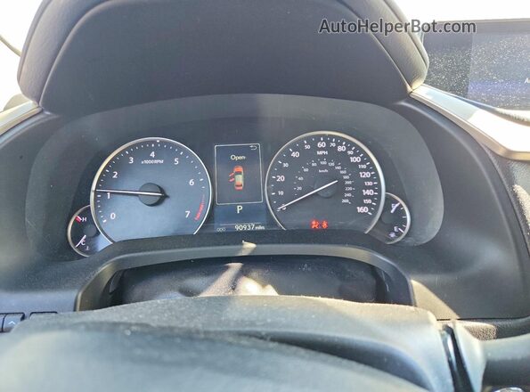 2T2BZMCA0JC159047 2018 LEXUS RX Silver Instrument cluster view