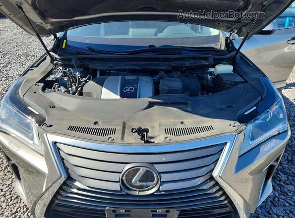 2T2BZMCA0JC159047 2018 LEXUS RX Silver Rear interior view