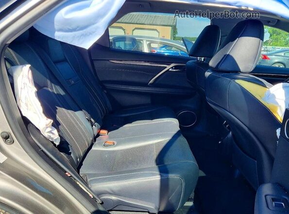 2T2BZMCA0JC159047 2018 LEXUS RX Silver Rear seats view