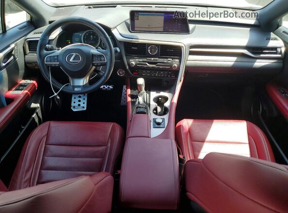 2T2BZMCA0KC182653 2019 LEXUS RX White Вид панелі приладів