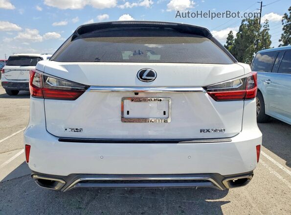2T2BZMCA0KC182653 2019 LEXUS RX White Вид ззаду