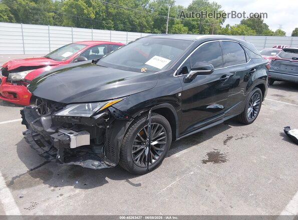 2T2BZMCA1GC024880 2016 LEXUS RX 350 Black Передня ліва чверть