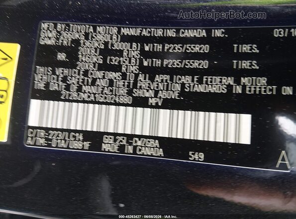 2T2BZMCA1GC024880 2016 LEXUS RX 350 Black Вид підкапотного простору