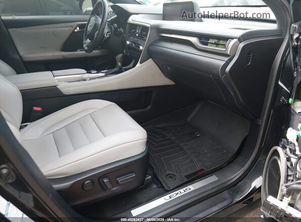 2T2BZMCA1GC024880 2016 LEXUS RX 350 Black Вид салону спереду