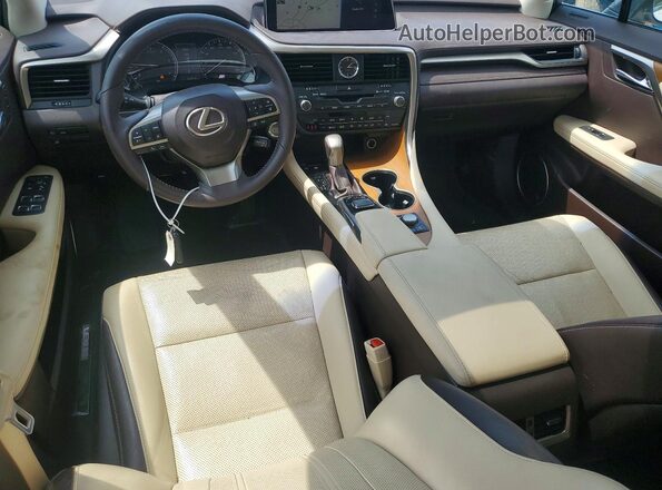 2T2BZMCA1HC070808 2017 LEXUS RX White Vista del salpicadero