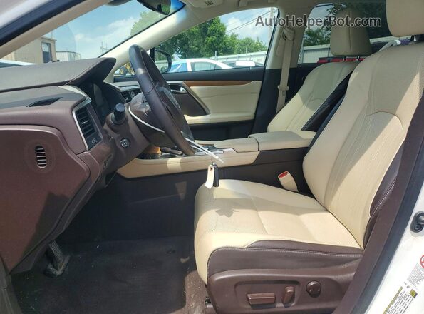 2T2BZMCA1HC070808 2017 LEXUS RX White Vista interior delantera