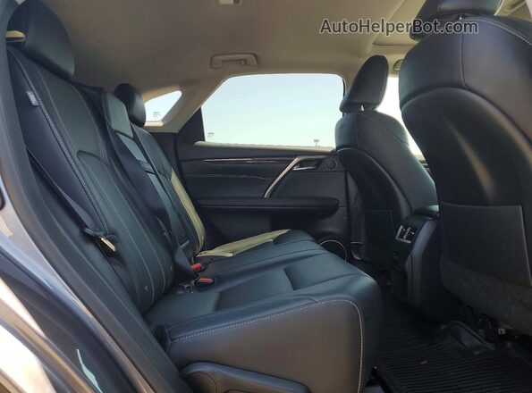 2T2BZMCA1JC156352 2018 LEXUS RX Charcoal Widok wnętrza z tyłu