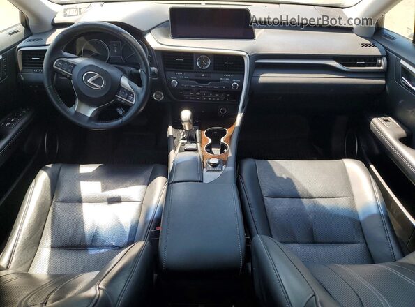 2T2BZMCA1JC156352 2018 LEXUS RX Charcoal Widok deski rozdzielczej