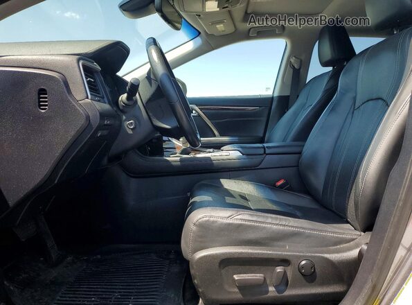 2T2BZMCA1JC156352 2018 LEXUS RX Charcoal Widok wnętrza z przodu