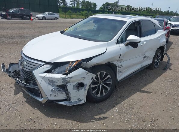 2T2BZMCA1JC165066 2018 LEXUS RX 350 White Առջևի ձախ երեք քառորդ տեսարան