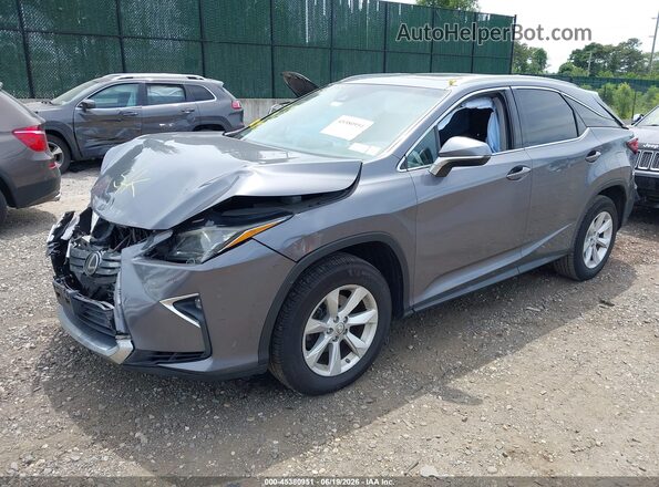 2T2BZMCA2HC074236 2017 LEXUS RX 350 Black Առջևի ձախ երեք քառորդ տեսարան