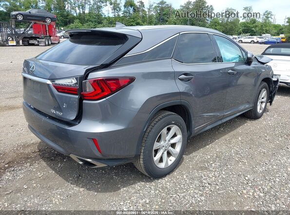 2T2BZMCA2HC074236 2017 LEXUS RX 350 Black Հետևի աջ