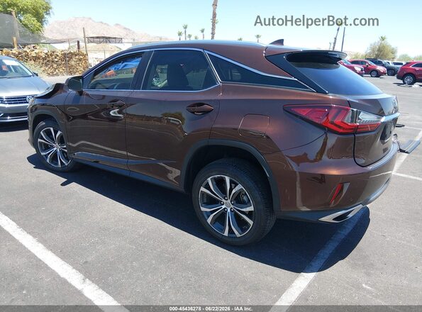 2T2BZMCA2HC085611 2017 LEXUS RX 350 Brown Հետևի ձախ