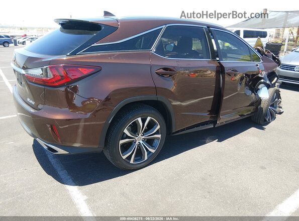 2T2BZMCA2HC085611 2017 LEXUS RX 350 Brown Հետևի աջ