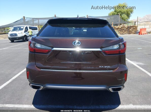 2T2BZMCA2HC085611 2017 LEXUS RX 350 Brown 