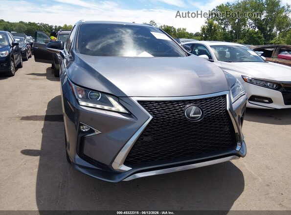 2T2BZMCA2HC106828 2017 LEXUS RX 350 Gray Սարքավորումների վահանակի տեսք