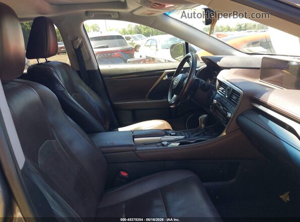 2T2BZMCA2HC109096 2017 LEXUS RX 350 Серый Вид салона спереди