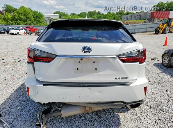 2T2BZMCA2HC117134 2017 LEXUS RX White უკანა ხედი