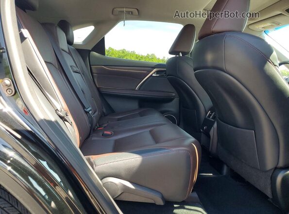 2T2BZMCA2HC125976 2017 LEXUS RX Black Вид задньої частини салону