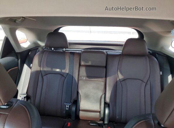 2T2BZMCA2HC125976 2017 LEXUS RX Black Вид задніх сидінь