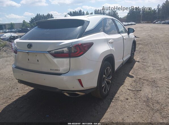 2T2BZMCA2KC193587 2019 LEXUS RX 350 White Задня права чверть