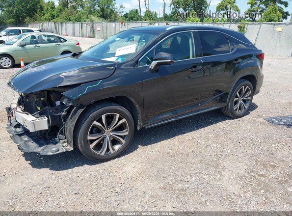 2T2BZMCA3GC021138 2016 LEXUS RX 350 Black Front left