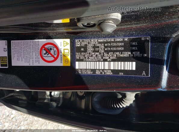 2T2BZMCA3GC021138 2016 LEXUS RX 350 Black Engine compartment view